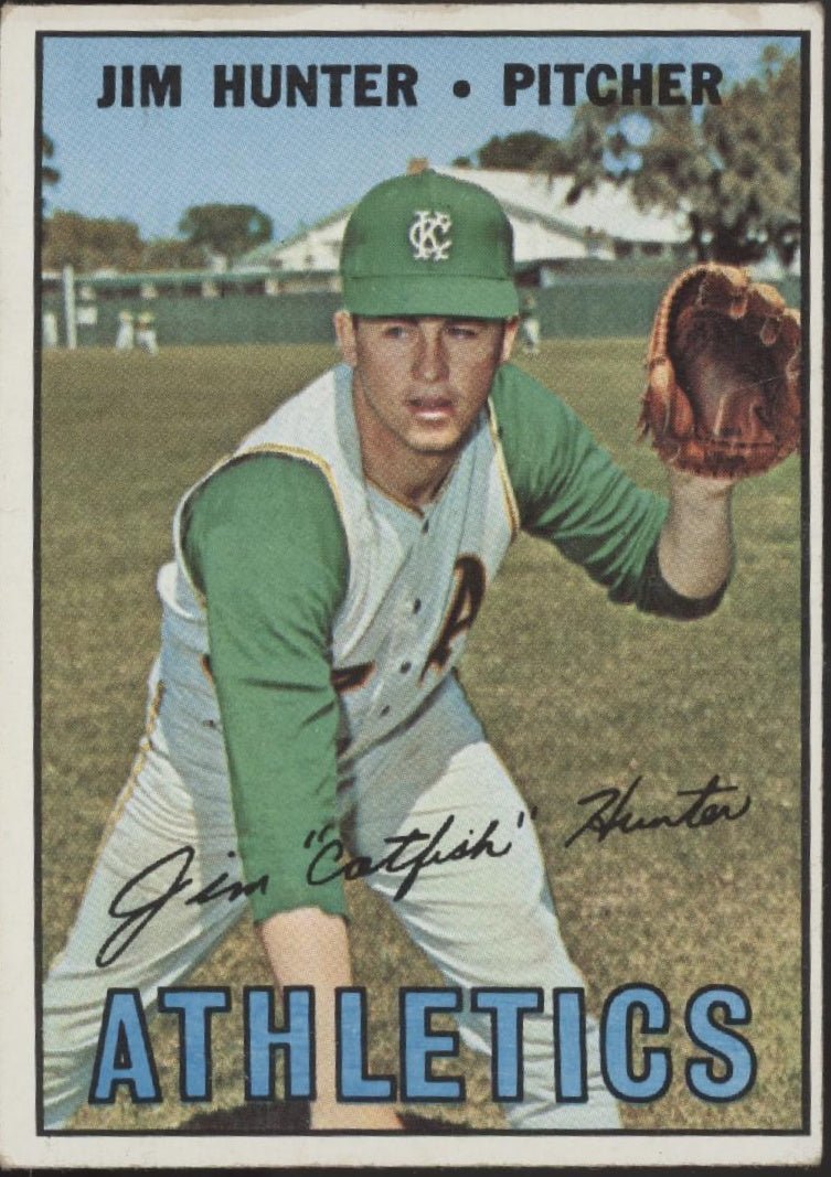 Jim Hunter 1967 Topps #369 Kansas City Athletics VG #3 - Collector Store LLC