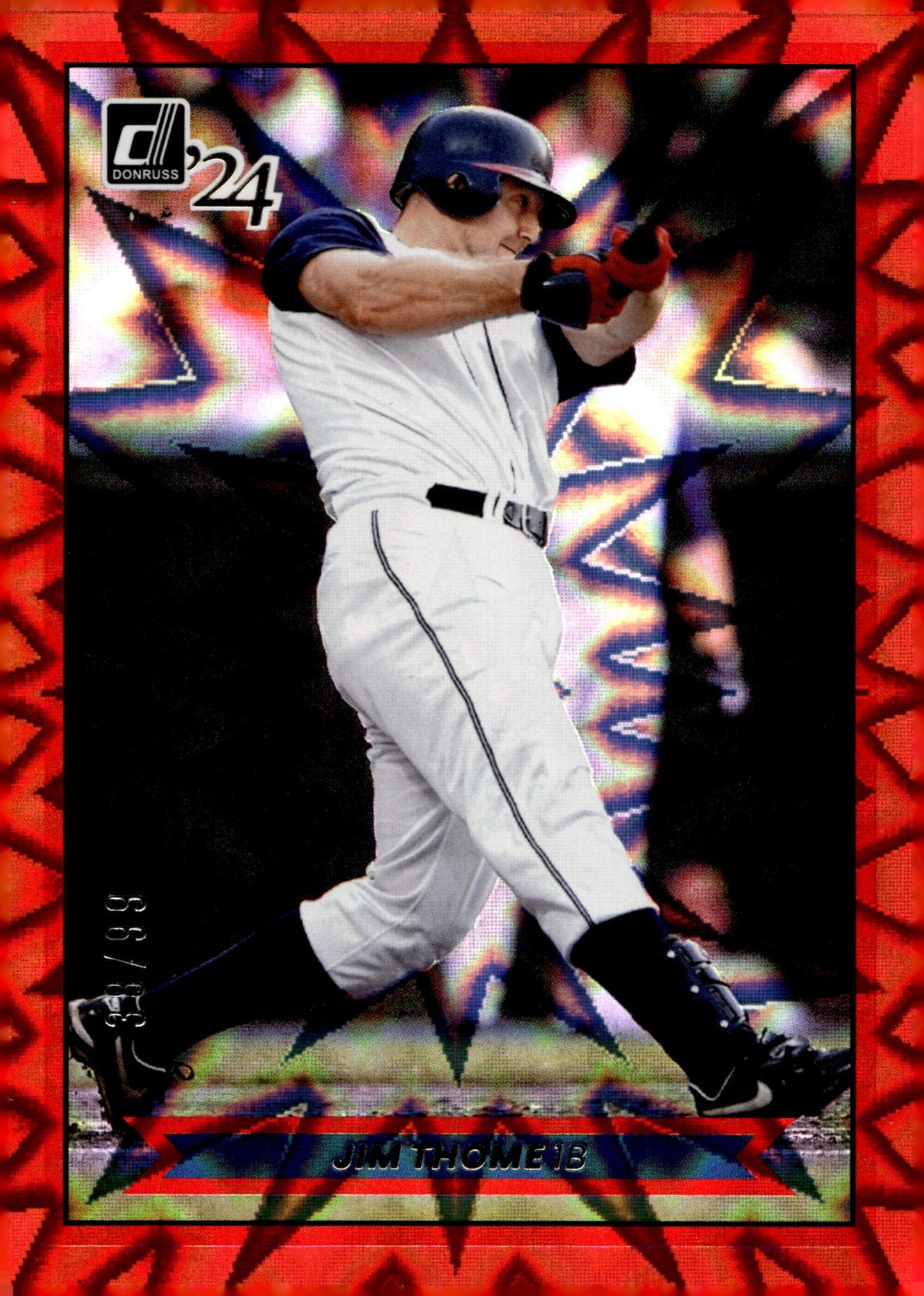 Jim Thome 2024 Panini Donruss Red 38/99 #12 - Collector Store LLC