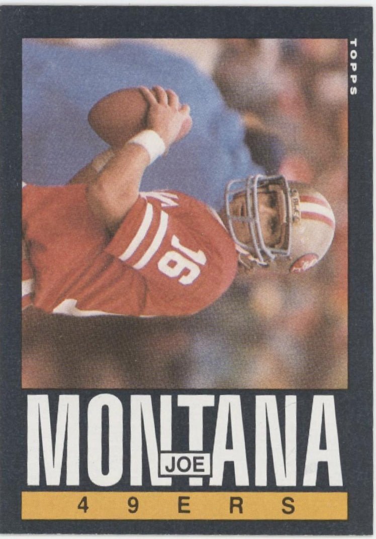 Joe Montana 1985 Topps #157 San Francisco 49ers #2 - Collector Store LLC