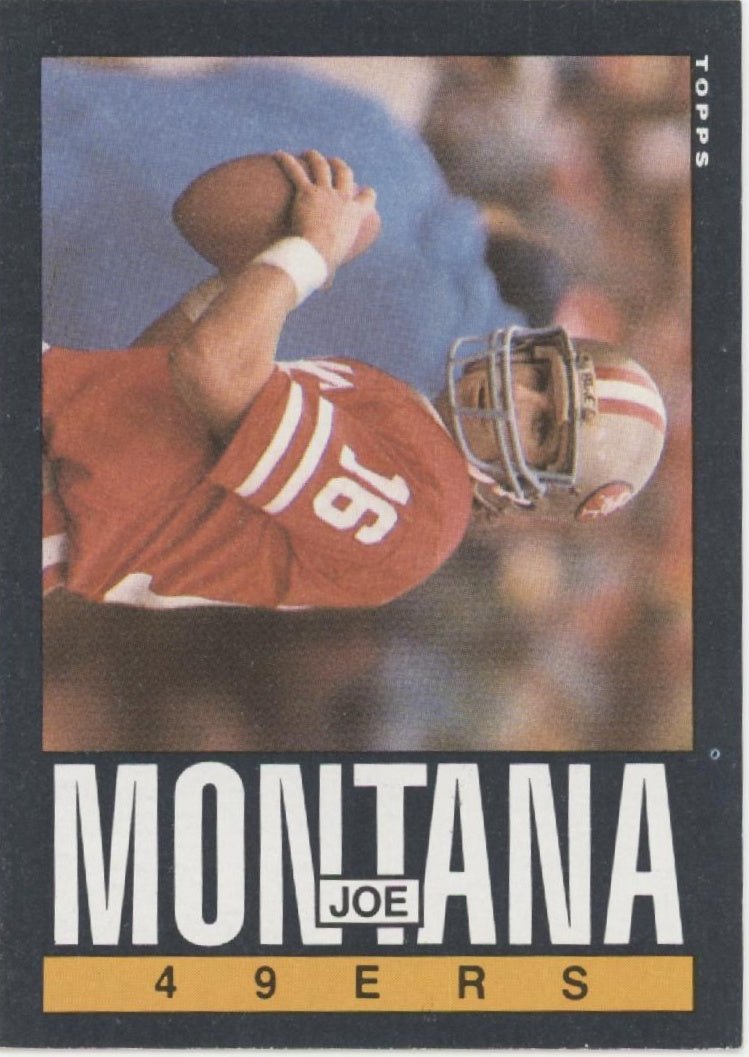 Joe Montana 1985 Topps #157 San Francisco 49ers #4 - Collector Store LLC