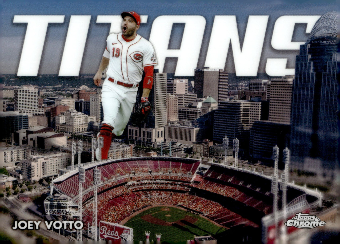 Joey Votto 2023 Topps Chrome Titans CT - 20 - Collector Store LLC