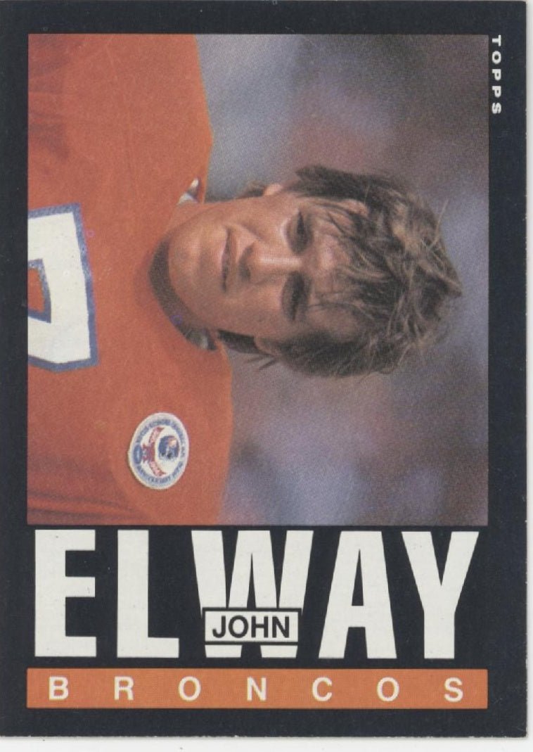 John Elway 1985 Topps #238 Denver Broncos #1 - Collector Store LLC