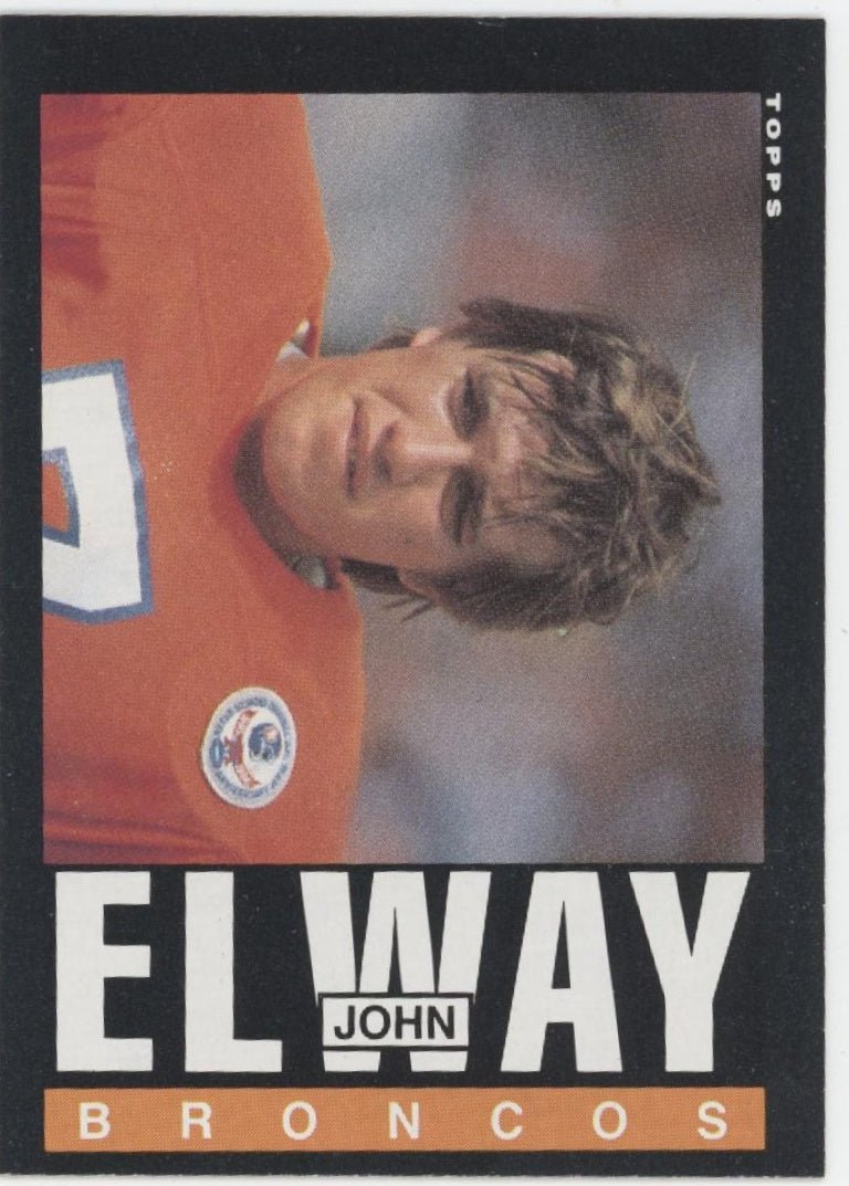John Elway 1985 Topps #238 Denver Broncos #2 - Collector Store LLC