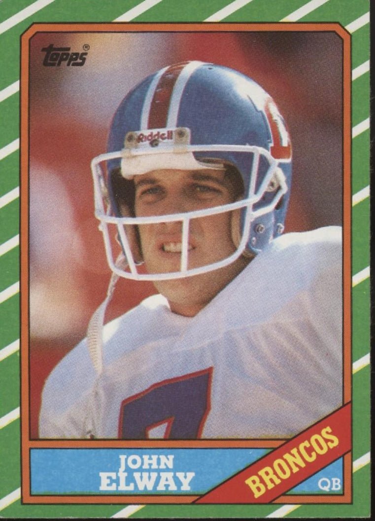 John Elway 1986 Topps #112 Denver Broncos #4 - Collector Store LLC