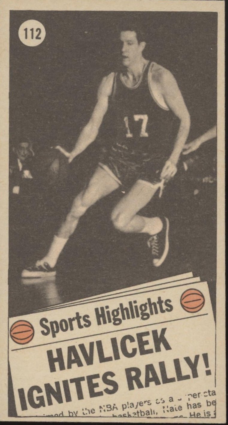 John Havlicek 1970 - 71 Topps Oversized #112 Boston Celtics EX - NM #1 - Collector Store LLC