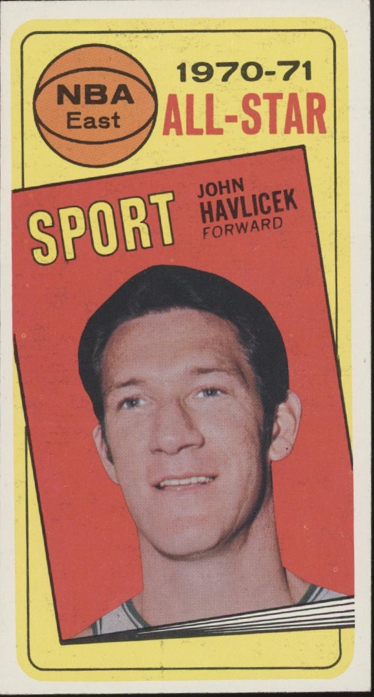 John Havlicek 1970 - 71 Topps Oversized #112 Boston Celtics EX - NM #1 - Collector Store LLC