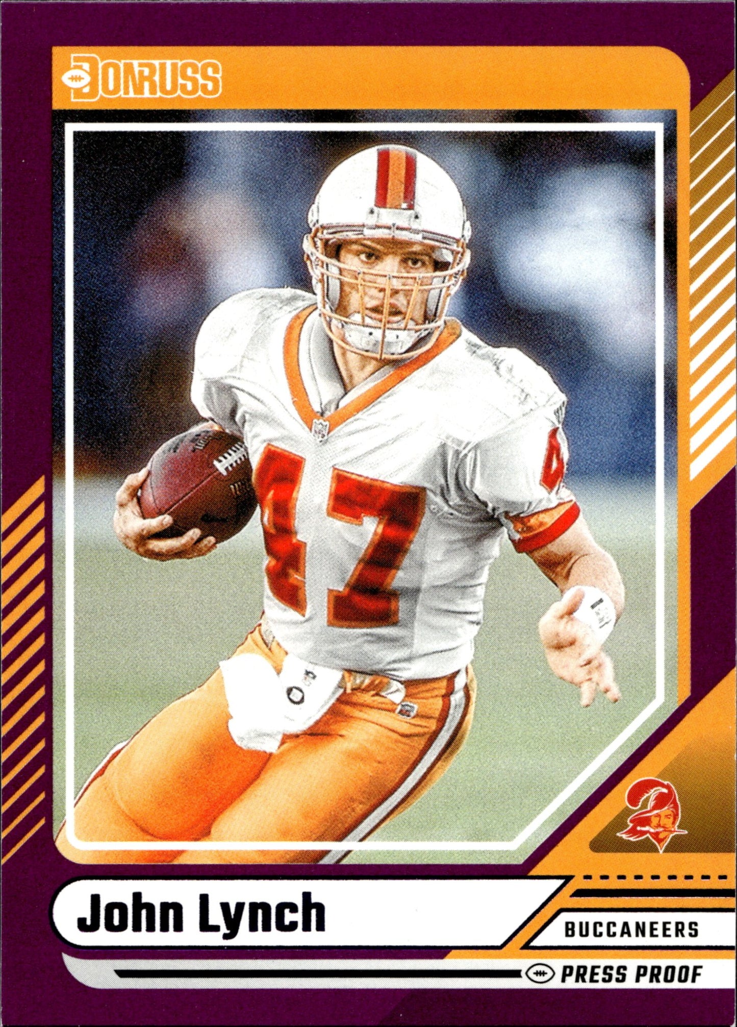 John Lynch 2024 Panini Donruss Press Proof Purple #254 - Collector Store LLC
