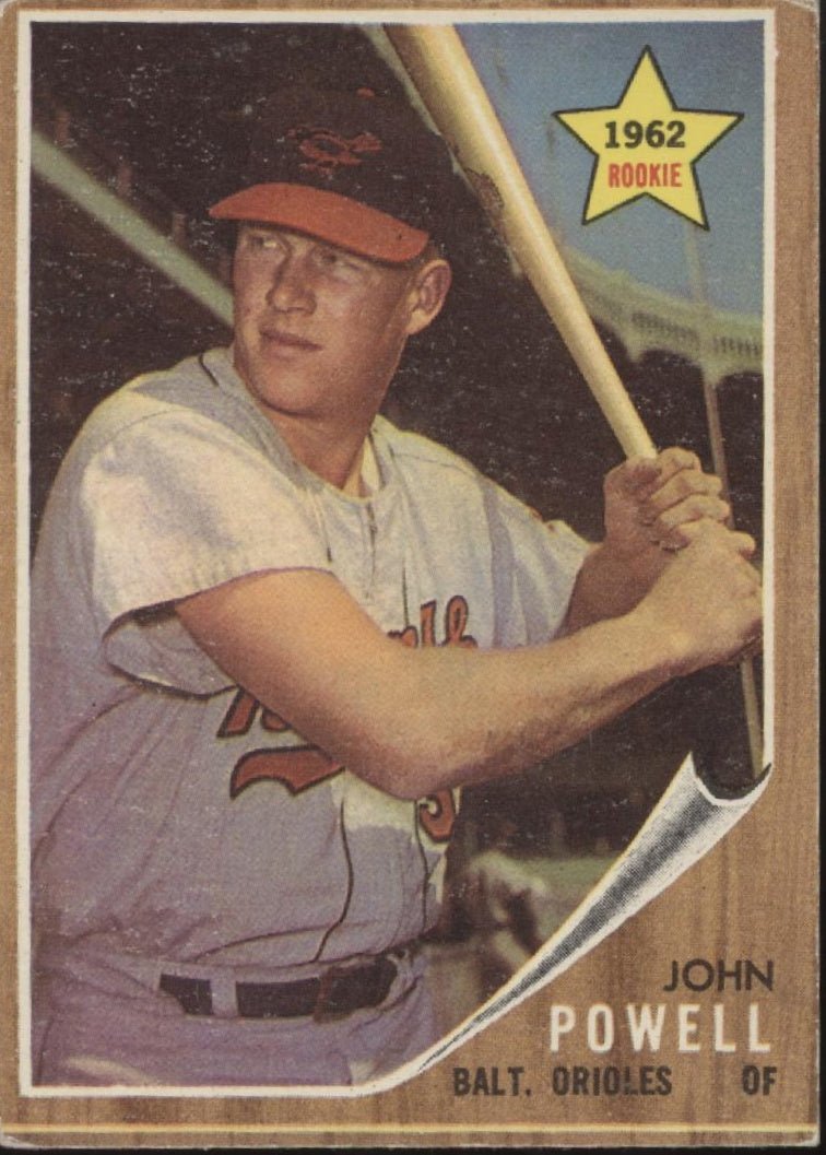 John Powell 1962 Topps RC #99 Baltimore Orioles VG #1 - Collector Store LLC
