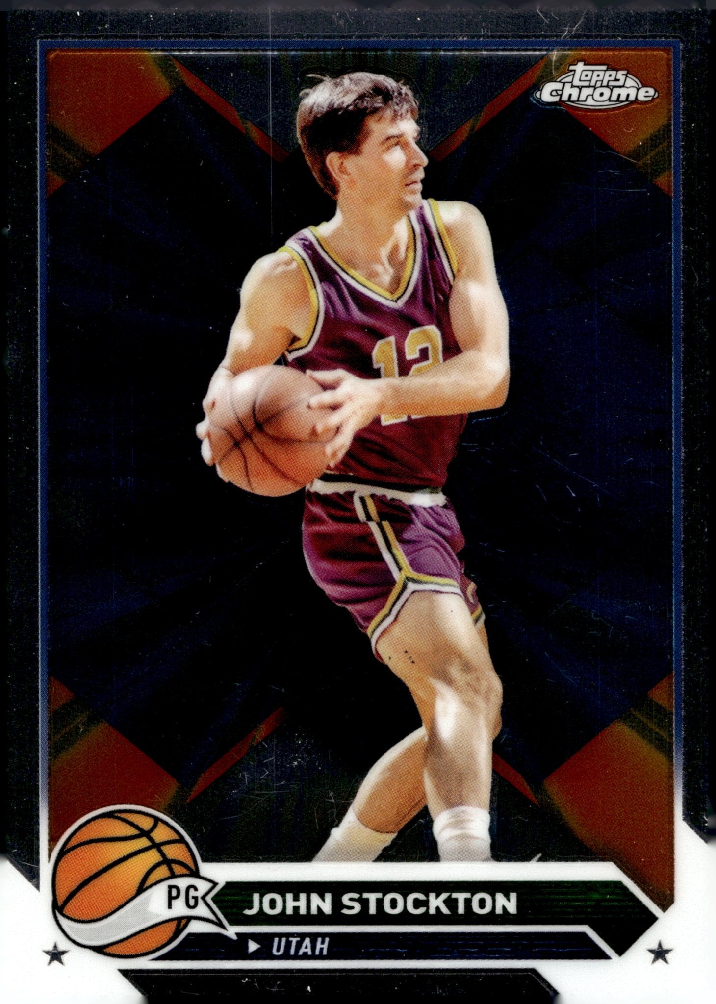 John Stockton 2024 Topps Chrome #149 - Collector Store LLC