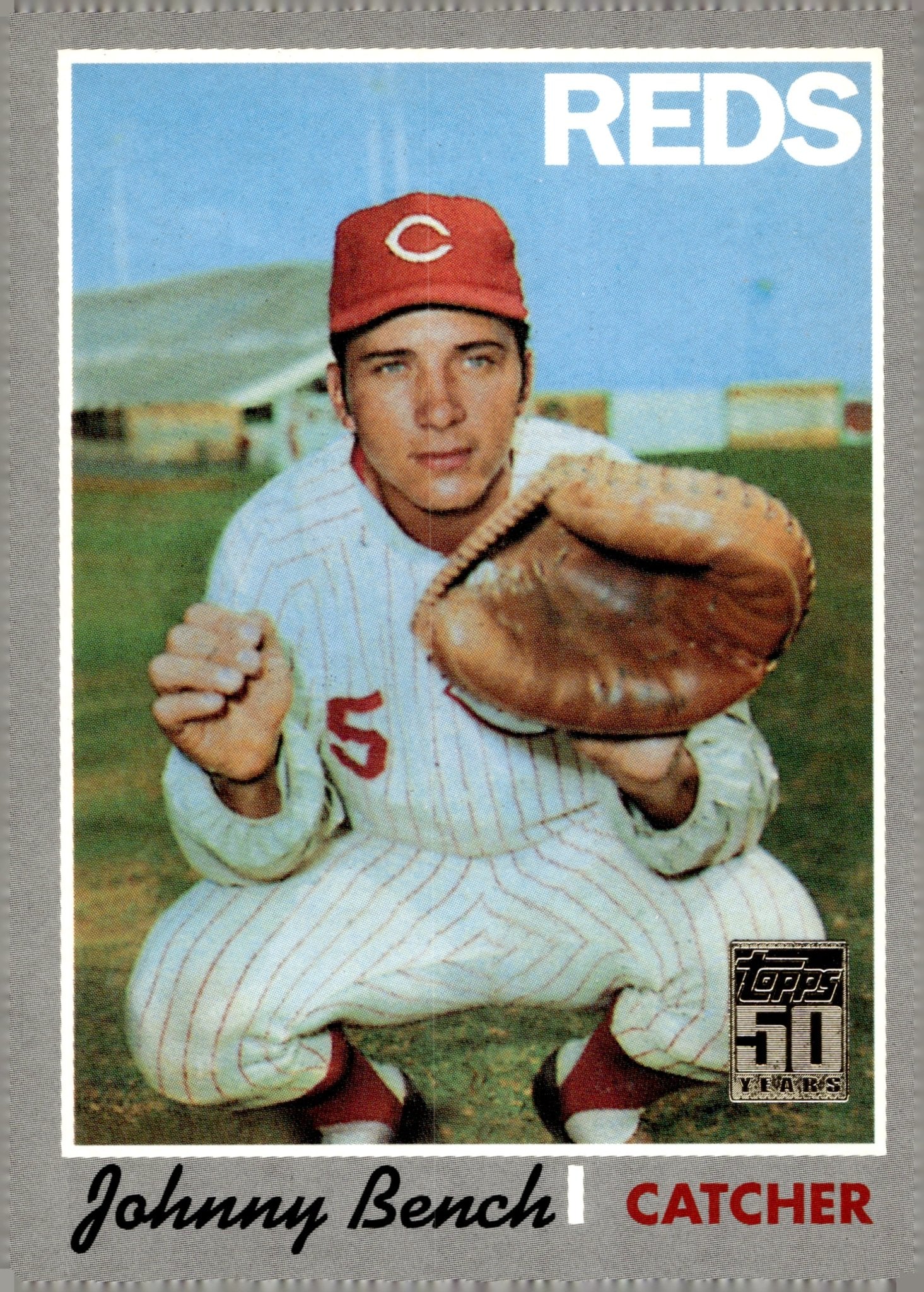 Johnny Bench 2000 Topps 50 Years Reprint 660 - Collector Store LLC