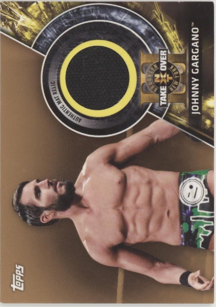 Johnny Gargano 2018 Topps WWE NXT Take Over Mat Relic 034/199 #TBR - JG - Collector Store LLC