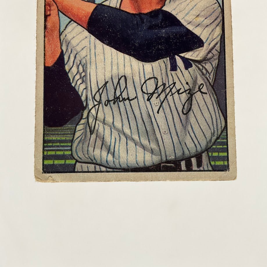 Johnny Mize 1952 Bowman 145 New York Yankees VG - Collector Store LLC