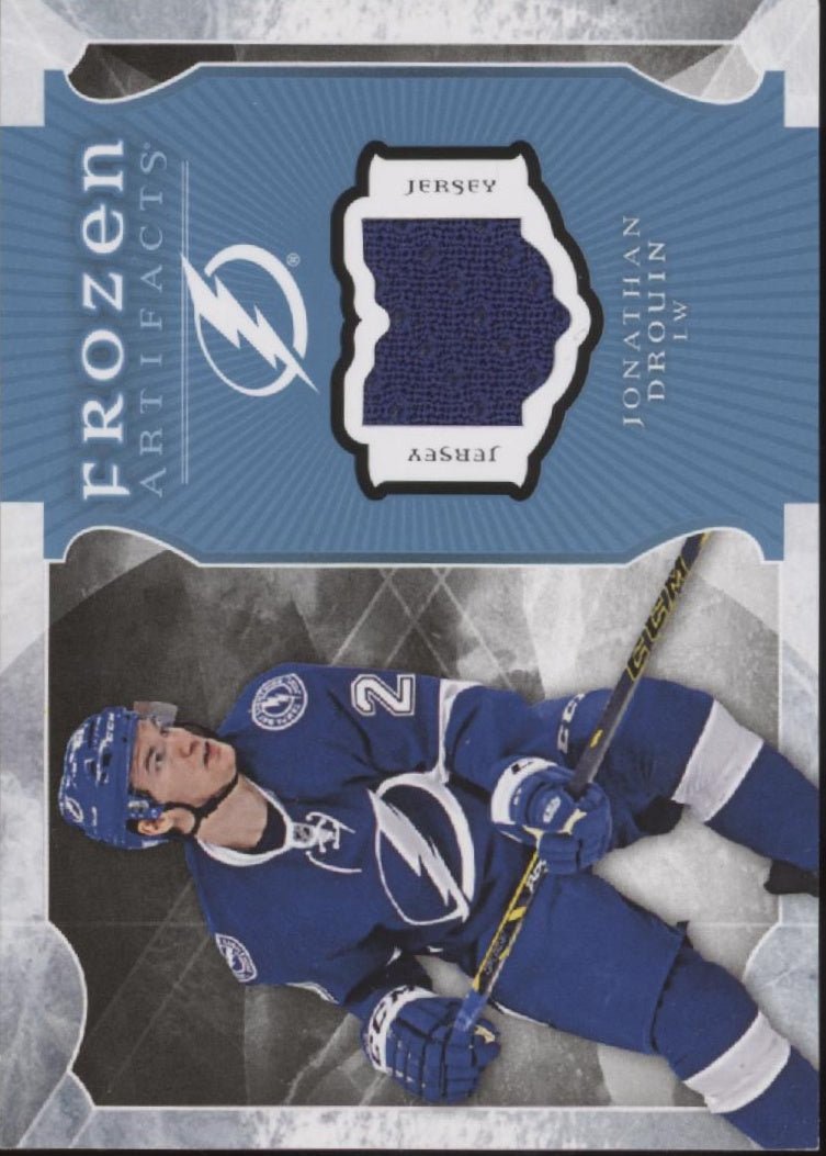 Jonathan Drouin 2015 - 16 Upper Deck Frozen Artifacts Swatch FA - JD - Collector Store LLC