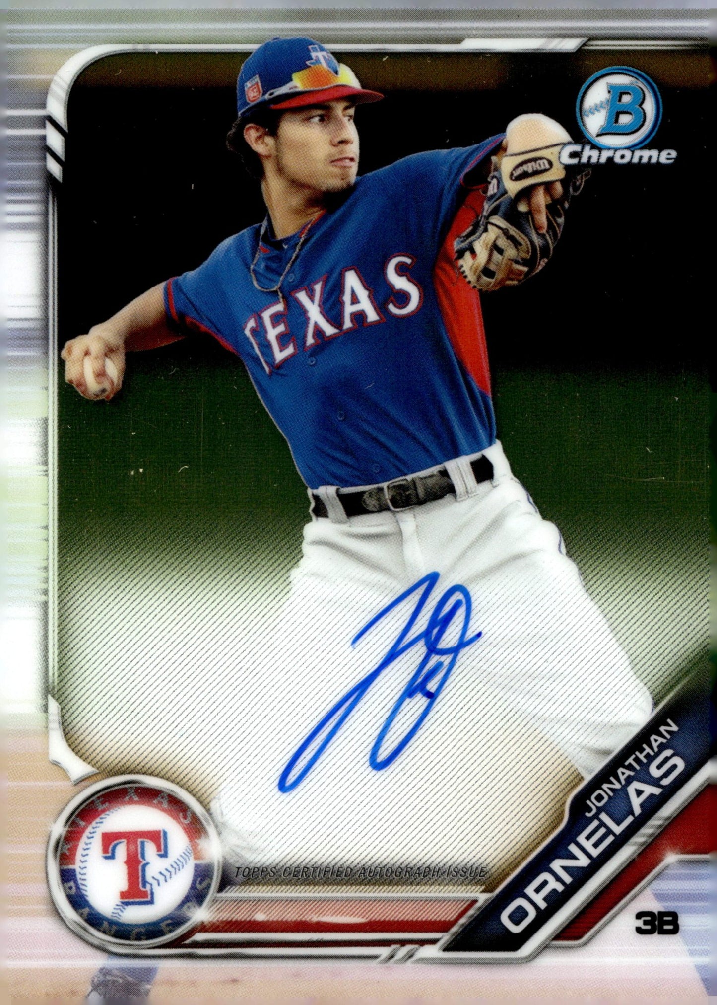 Jonathan Ornelas 2019 Bowman Chrome Auto #CPA - JOR - Collector Store LLC