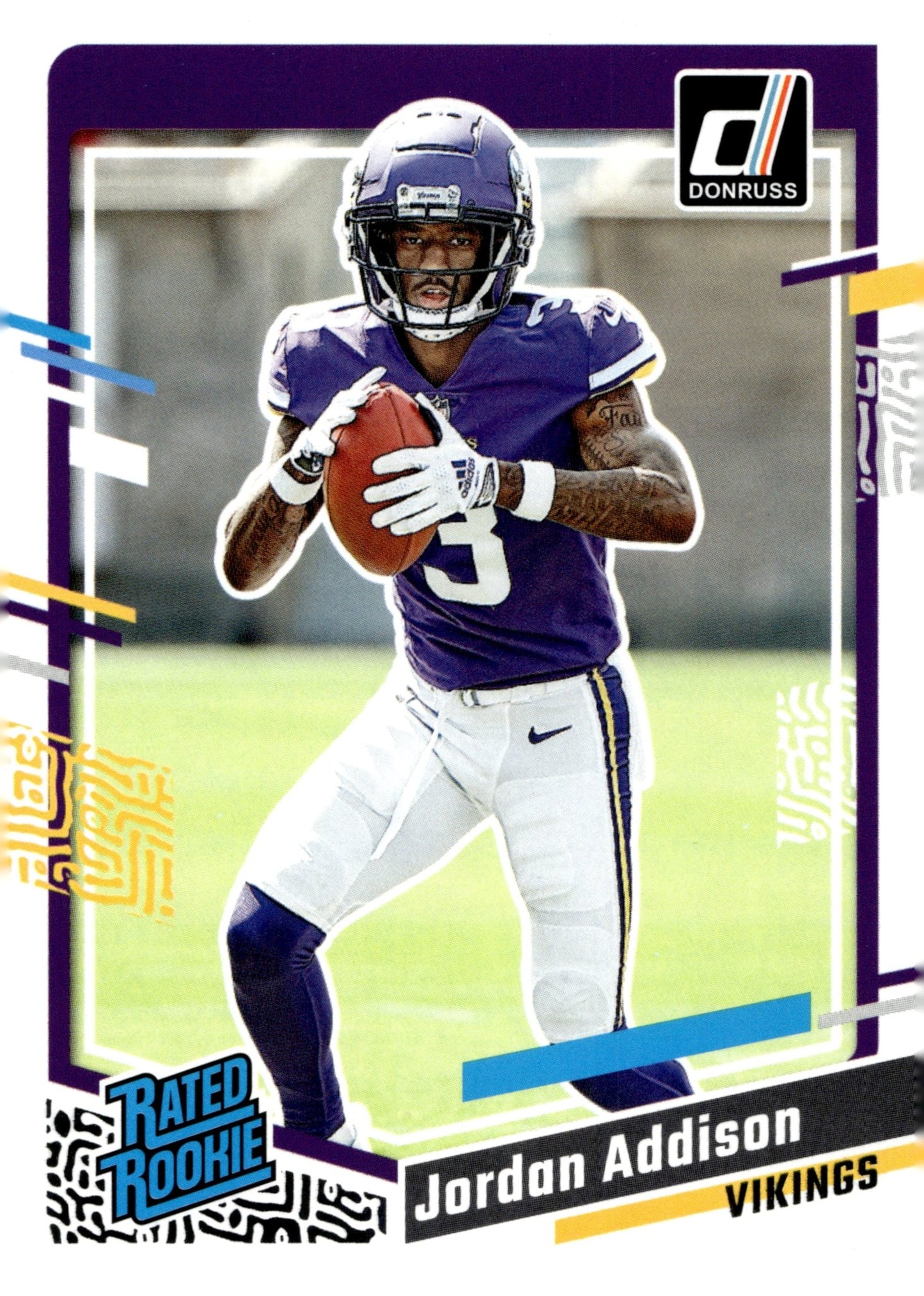 Jordan Addison 2023 Panini Donruss Rated Rookie RC #368 #1 - Collector Store LLC
