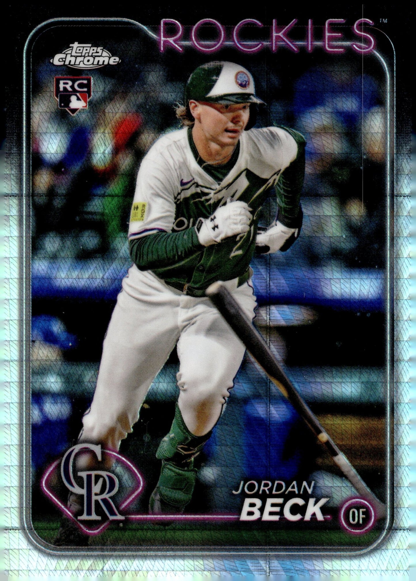 Jordan Beck 2024 Topps Chrome Hyper Refractor RC USC20 - Collector Store LLC