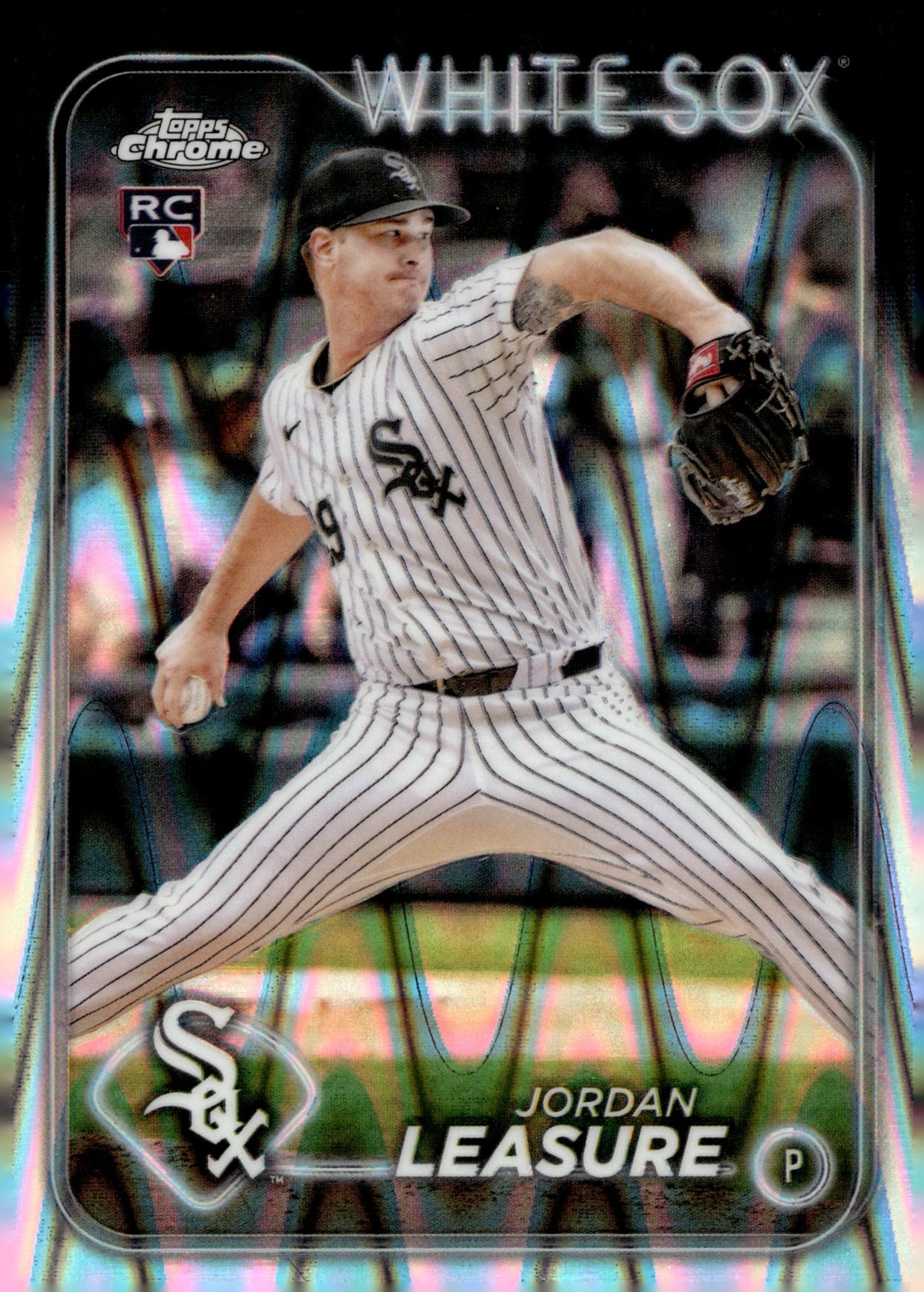 Jordan Leasure 2024 Topps Chrome Ray Wave Refractor RC #USC94 - Collector Store LLC