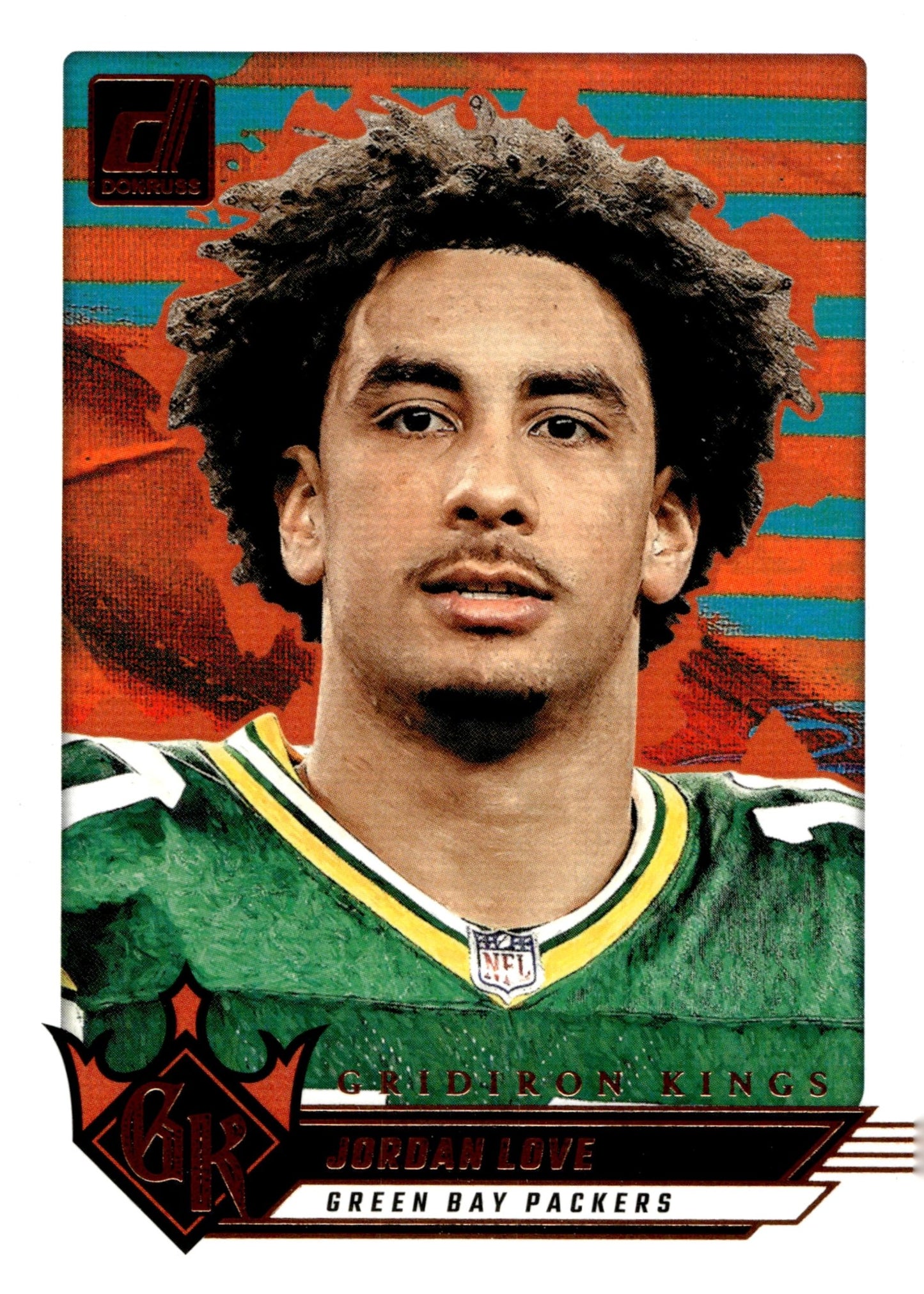 Jordan Love 2024 Panini Donruss Gridiron Kings #9 - Collector Store LLC