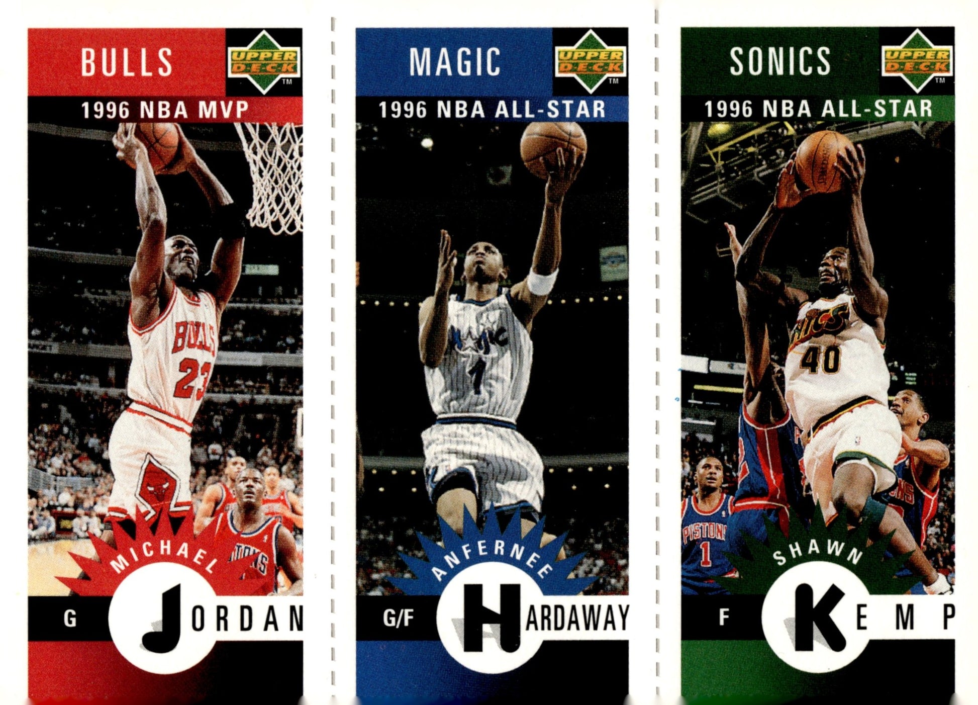 Jordan M11 / Hardaway M60 / Kemp M78 1996 - 97 Upper Deck Collector's Choice #1 - Collector Store LLC