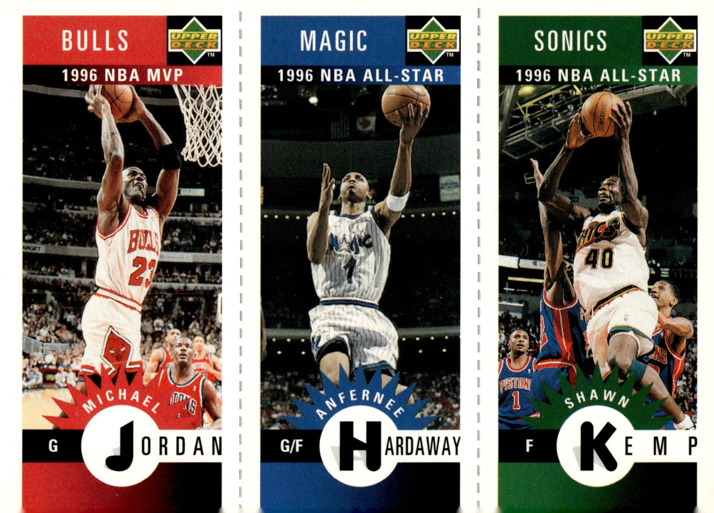 Jordan M11 / Hardaway M60 / Kemp M78 1996 - 97 Upper Deck Collector's Choice #2 - Collector Store LLC