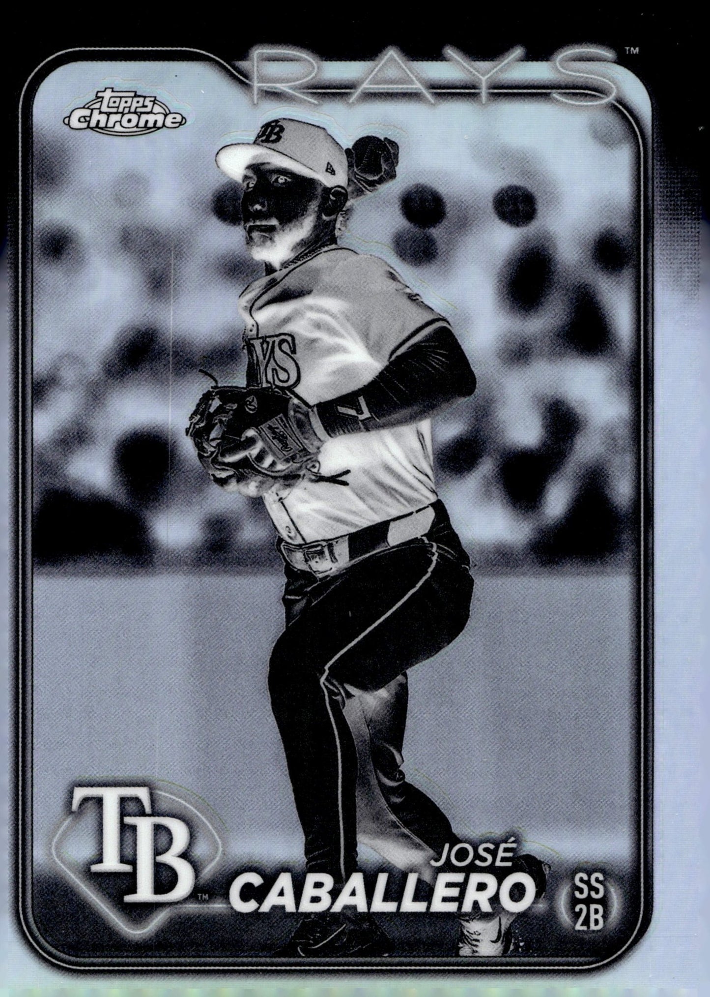 Jose Caballero 2024 Topps Chrome Negative Refractor #USC24 - Collector Store LLC