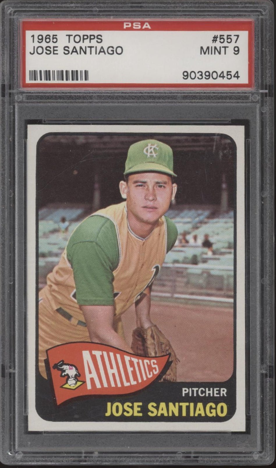 Jose Santiago 1965 Topps #557 PSA 9 - Collector Store LLC