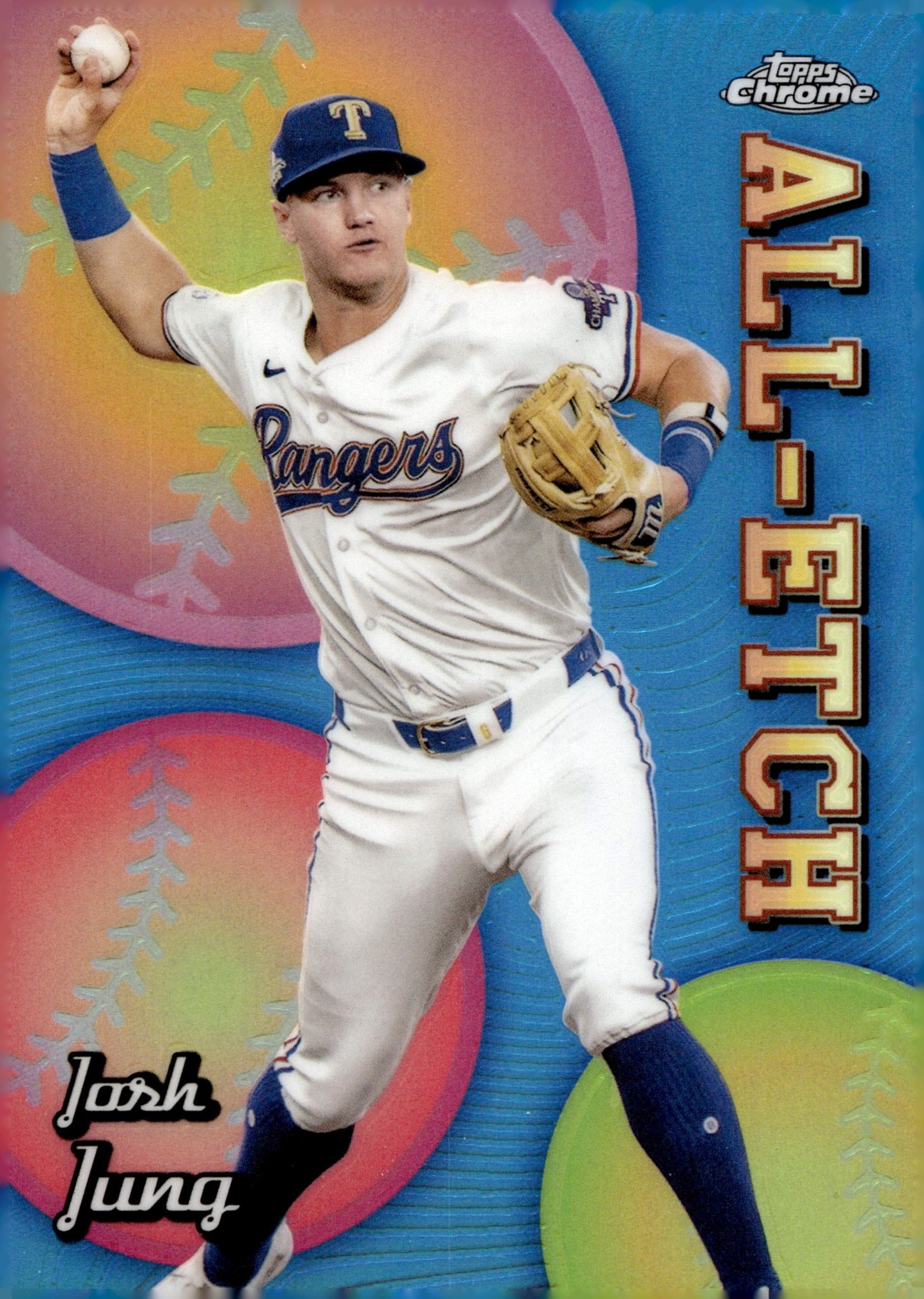 Josh Jung 2024 Topps Chrome All Etch Refractor #CAEU - 2 #1 - Collector Store LLC