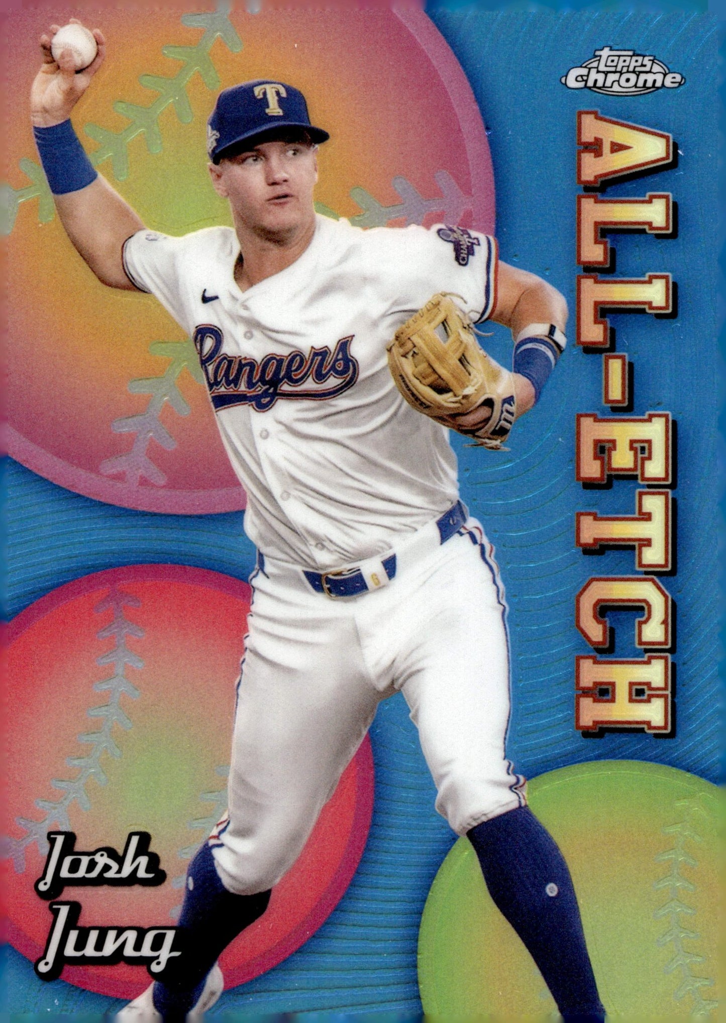 Josh Jung 2024 Topps Chrome All Etch Refractor #CAEU - 2 #2 - Collector Store LLC