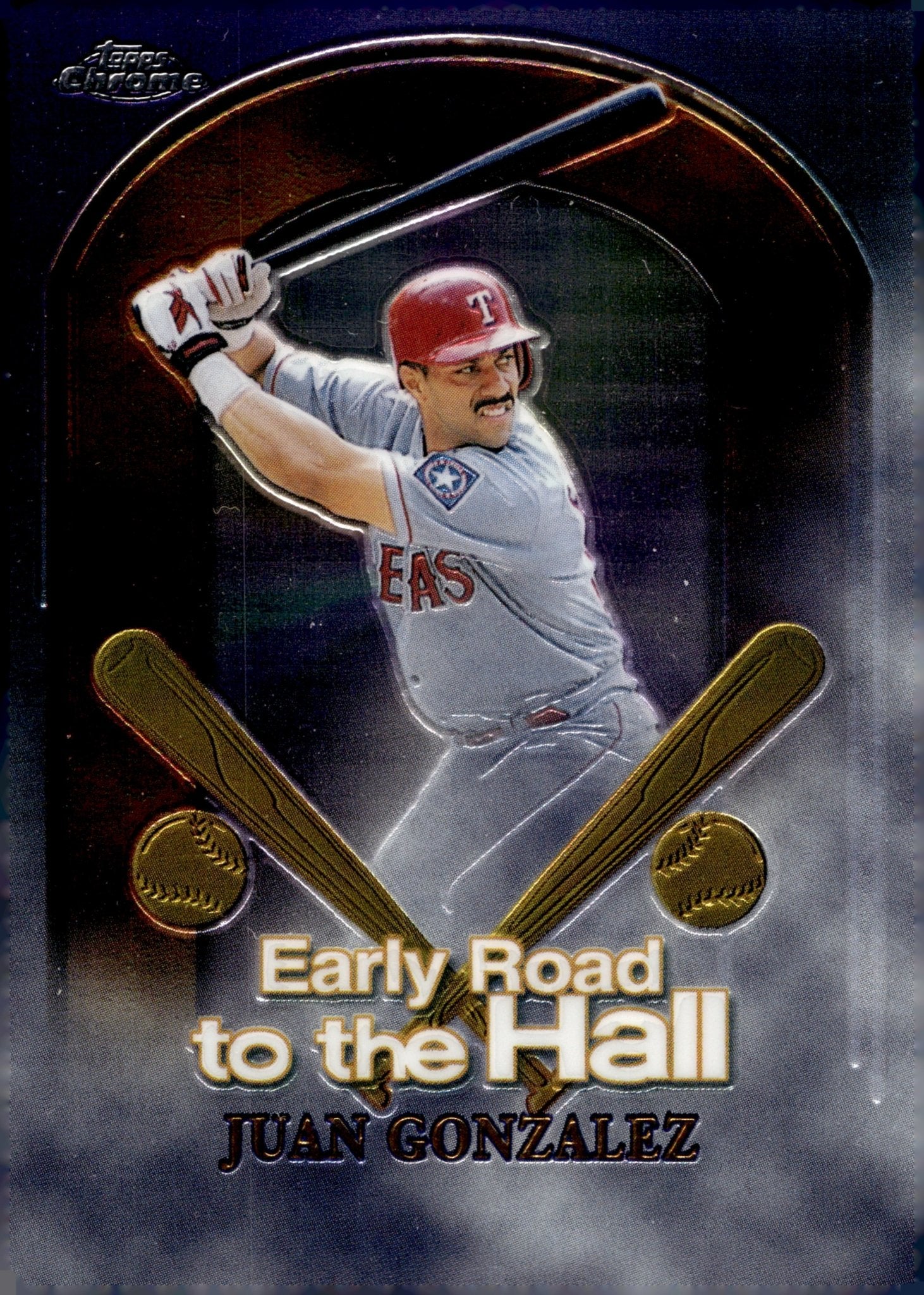 Juan Gonzalez 1999 Topps Chrome Early Road to the Hall ER4 2 - Collector Store LLC