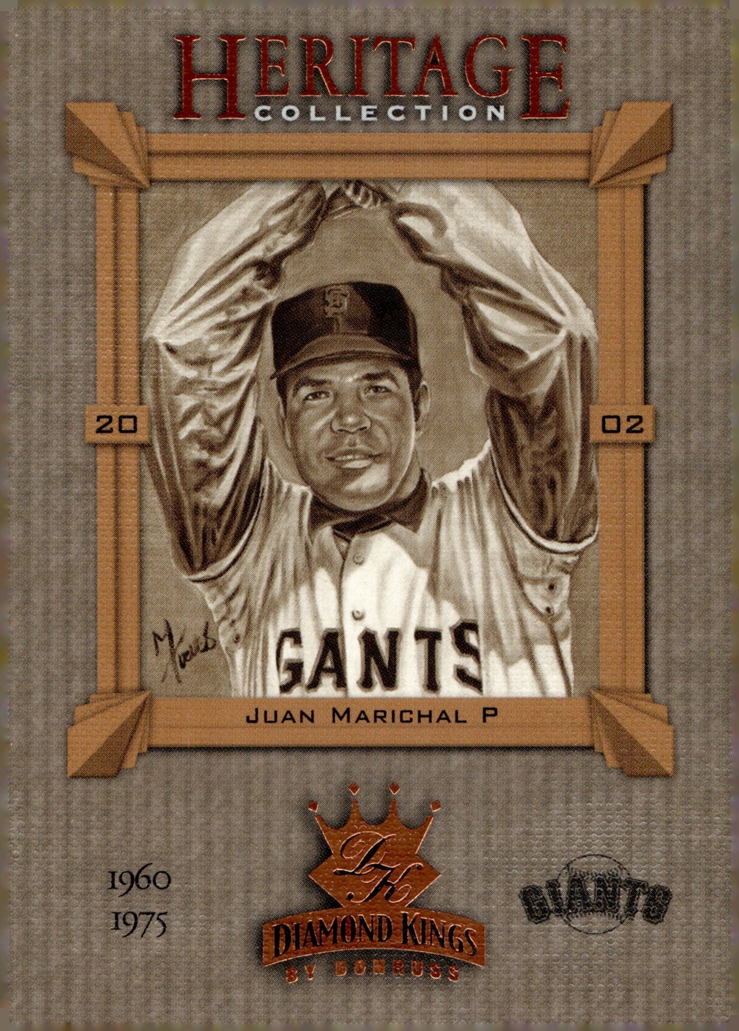 Juan Marichal 2002 Donruss Diamond Kings Heritage Collection HC - 12 - Collector Store LLC