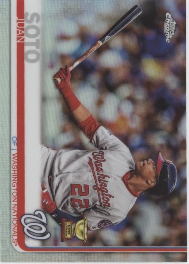 Juan Soto 2019 Topps Chrome Refractor #155 - Collector Store LLC