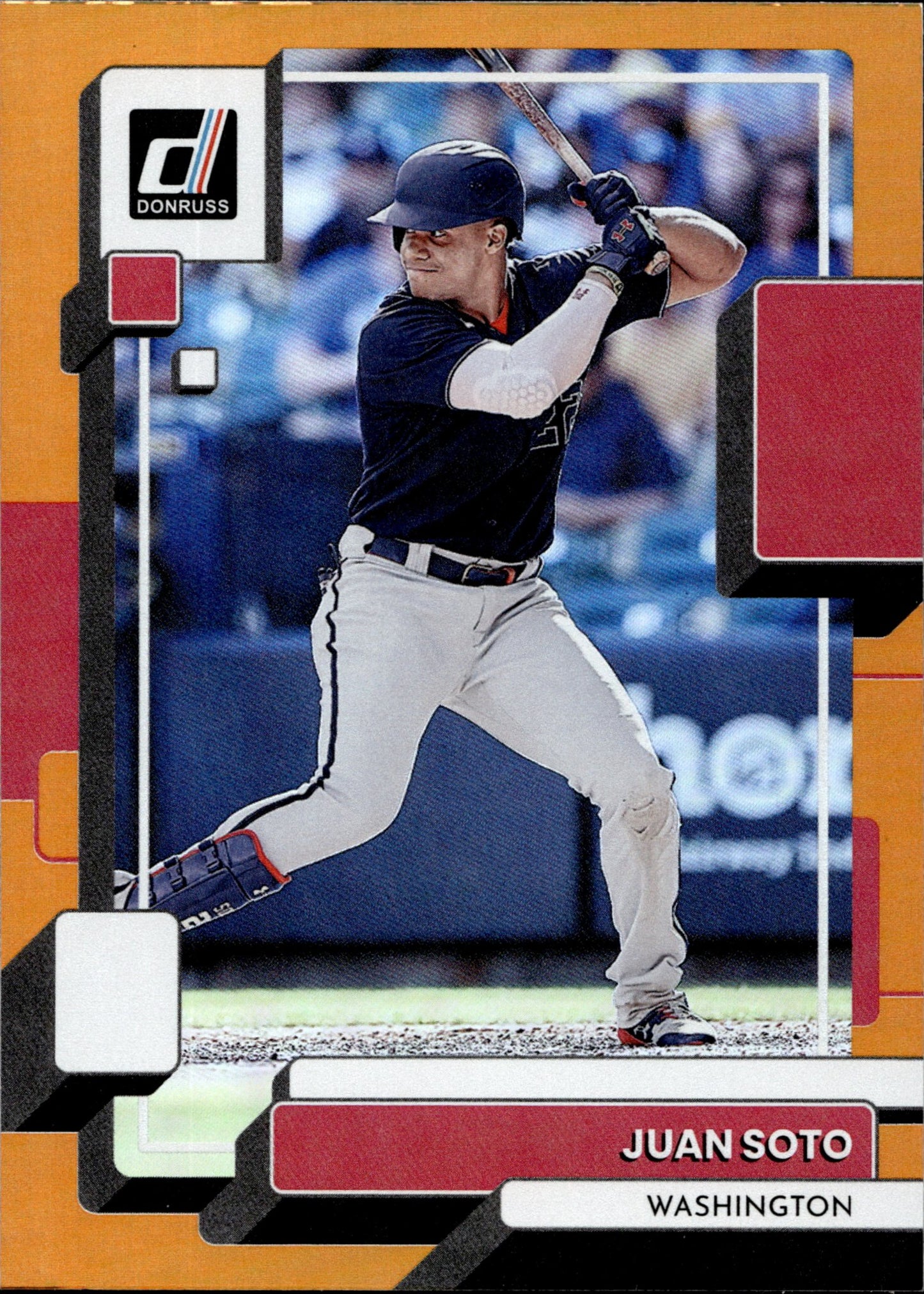 Juan Soto 2022 Panini Donruss Image Variation Orange Foil #225 - Collector Store LLC
