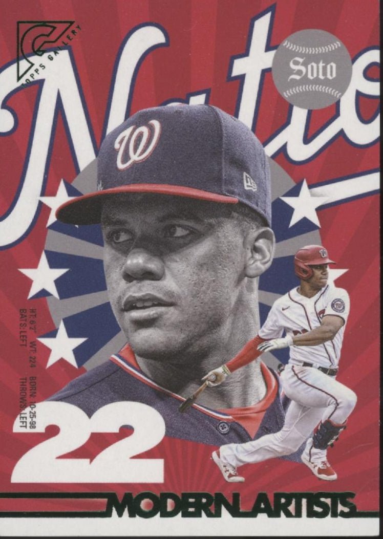 Juan Soto 2022 Topps Gallery Modern Artists 034/250#MA - 3 - Collector Store LLC