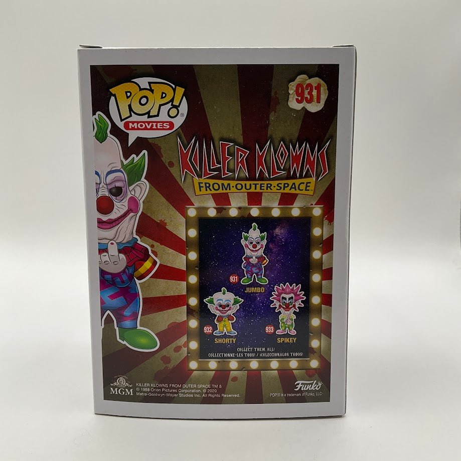 Jumbo Funko Pop! Killer Clown From Outer Space #931 Walmart - Collector Store LLC
