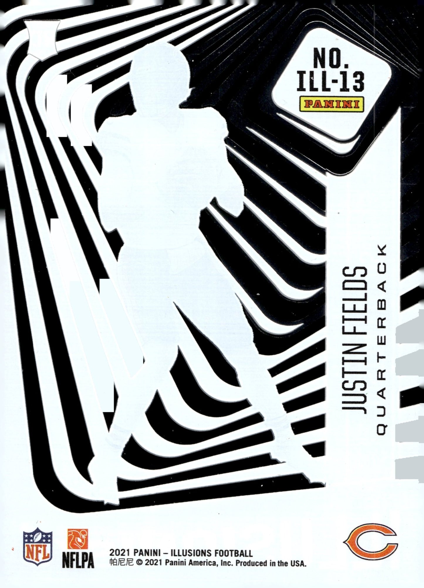 Justin Fields 2021 Panini Illusions Illusionists RC #ILL - 13 - Collector Store LLC