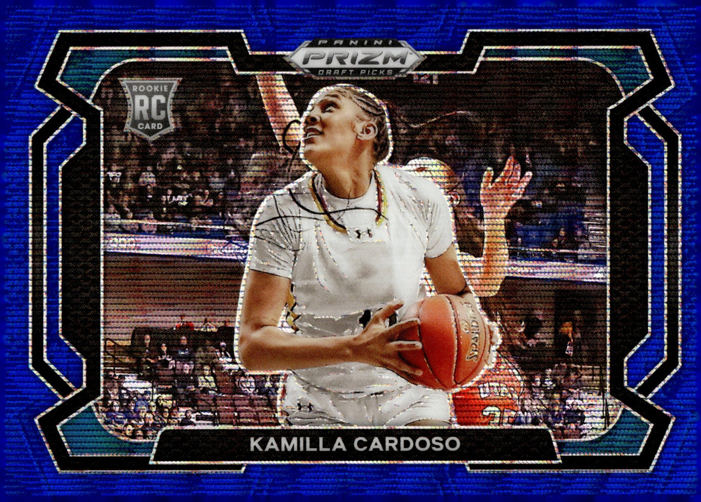 Kamilla Cardoso 2024 Prizm Draft Picks Variation Blue Wave Prizm RC 178/249 - Collector Store LLC