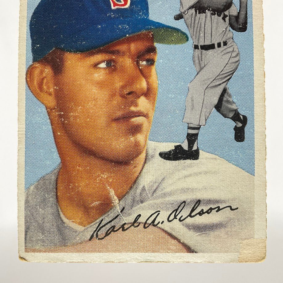 Karl Olson 1954 Topps #186 Boston Red Sox GD #2 - Collector Store LLC