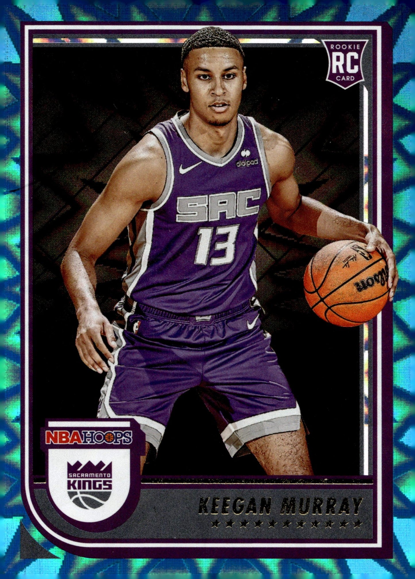 Keegan Murray 2022 - 23 Panini Hoops Teal Explosion RC #234 - Collector Store LLC