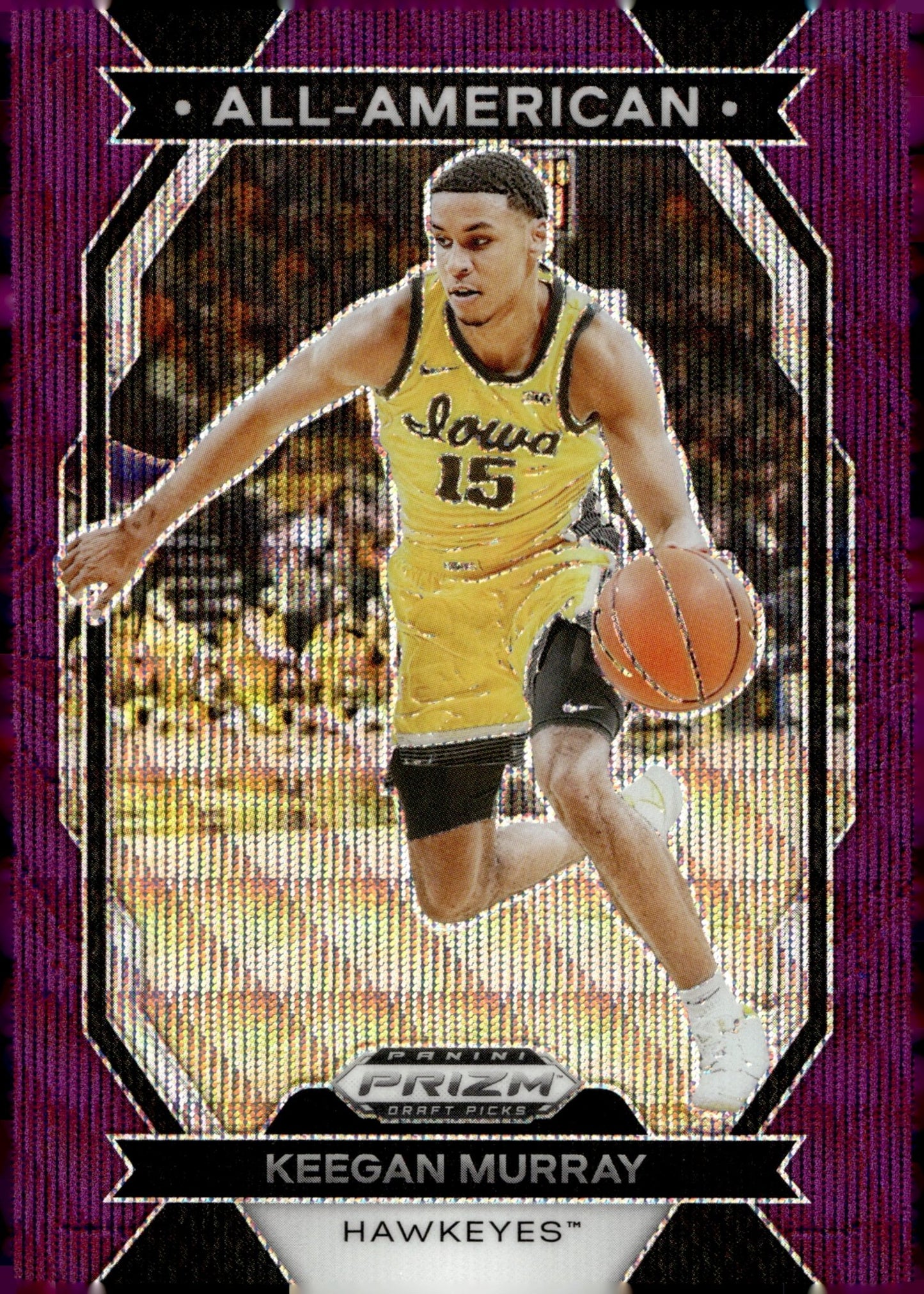 Keegan Murray 2024 Panini Prizm Draft Picks Purple Wave Prizm #19 - Collector Store LLC