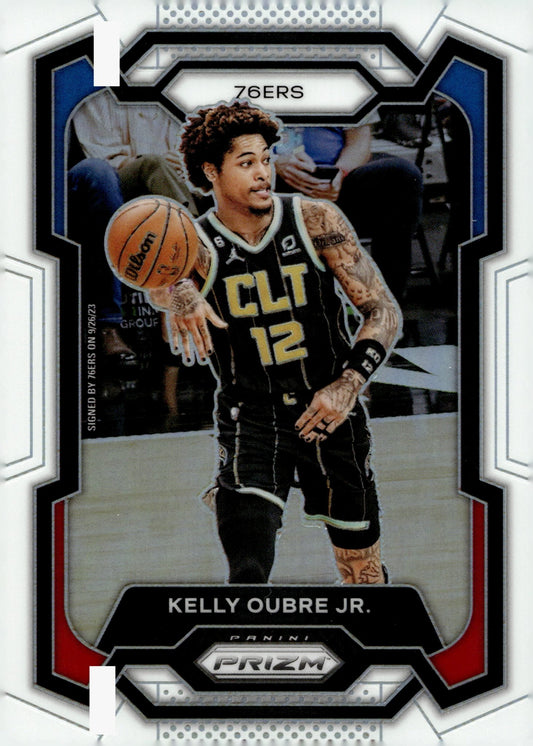 Kelly Oubre Jr. 2023 - 24 Panini Prizm White Prizm 104/175 #257 - Collector Store LLC