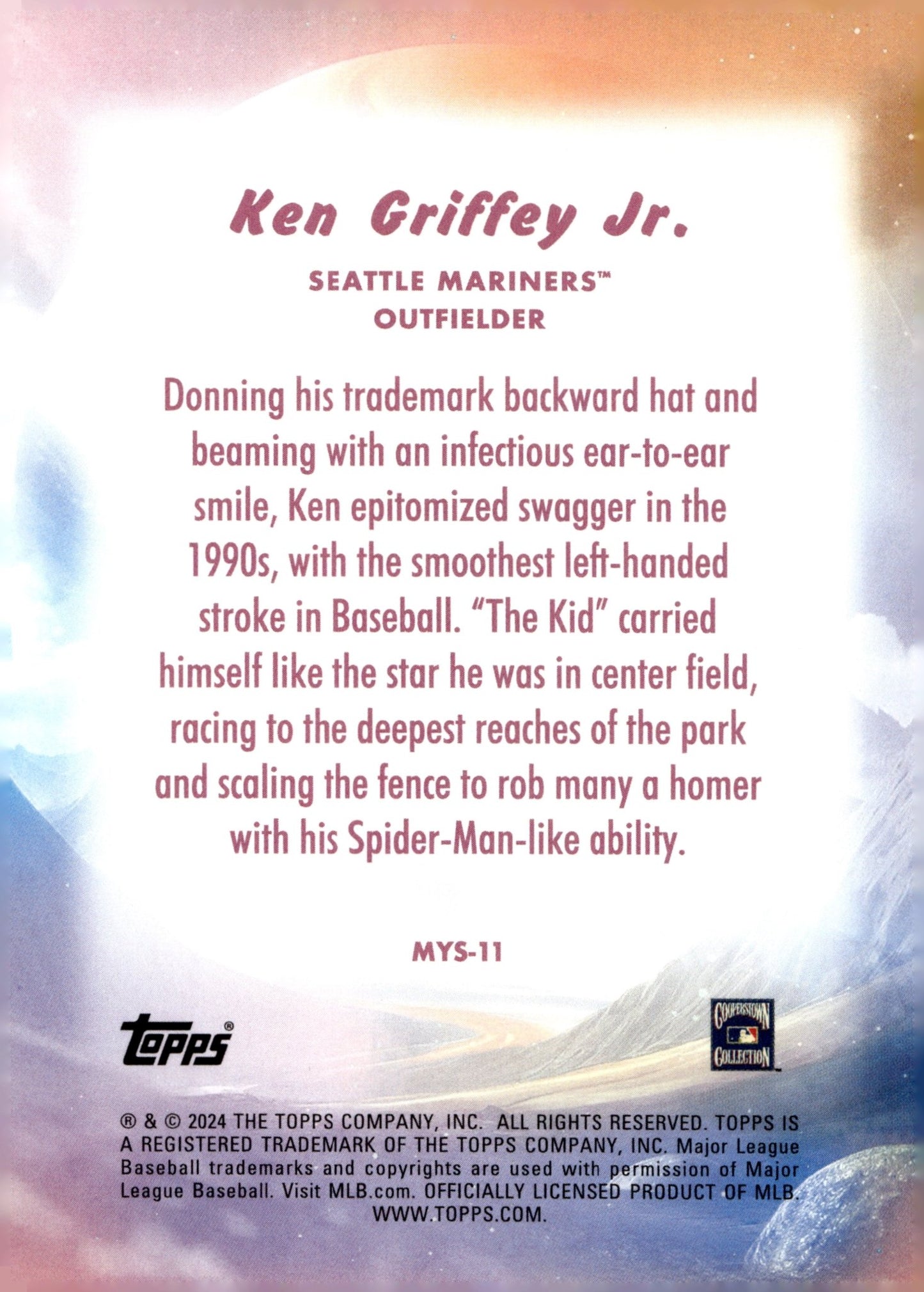 Ken Griffey Jr. 2024 Topps Update Series Mystical #MYS - 11 - Collector Store LLC
