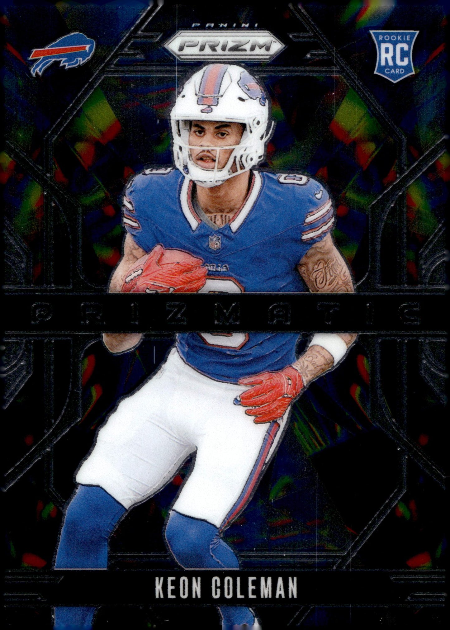 Keon Coleman 2024 Panini Prizm Prizmatic RC #15 - Collector Store LLC