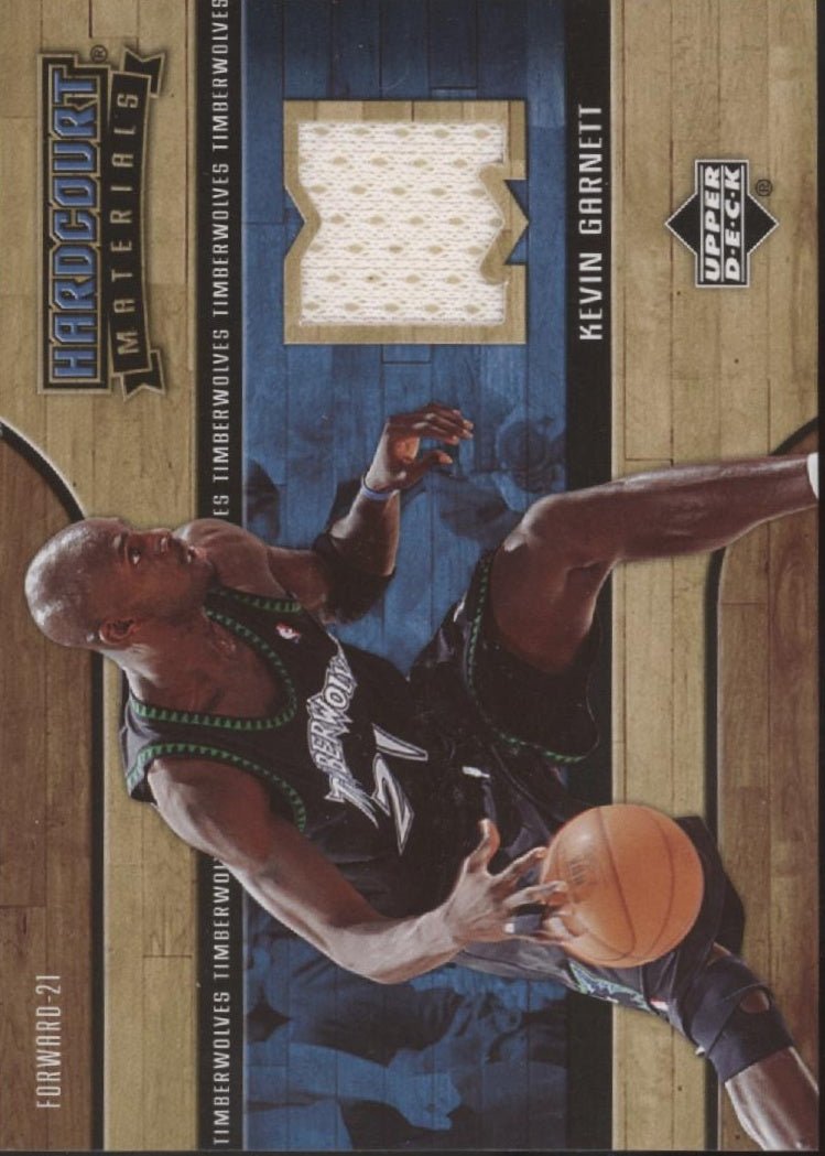Kevin Garnett 2006 - 07 Upper Deck Hardcourt Swatch #HM - KG - Collector Store LLC