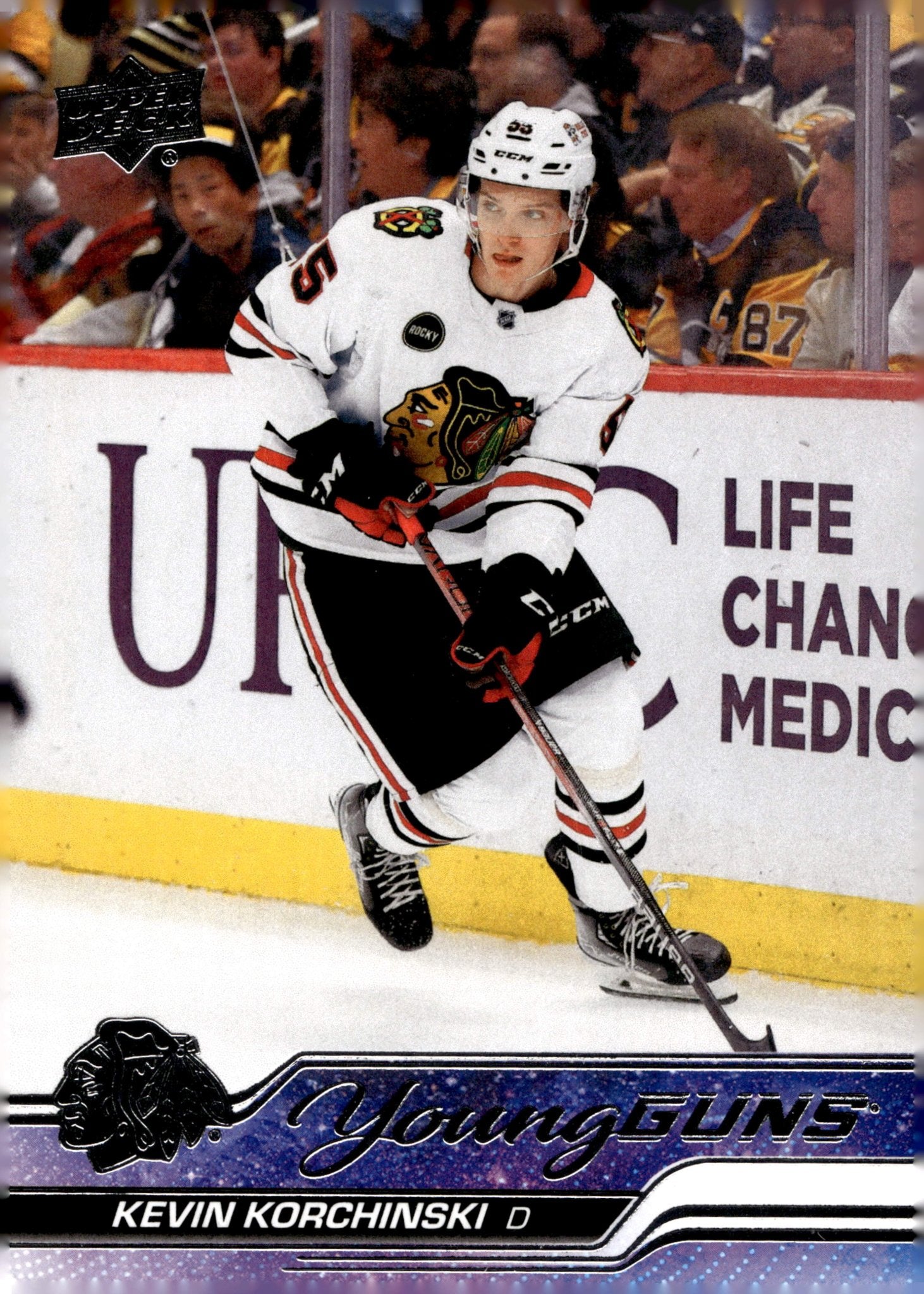 Kevin Korchinski 2023 - 24 Upper Deck Series 2 Young Guns RC #486 - Collector Store LLC