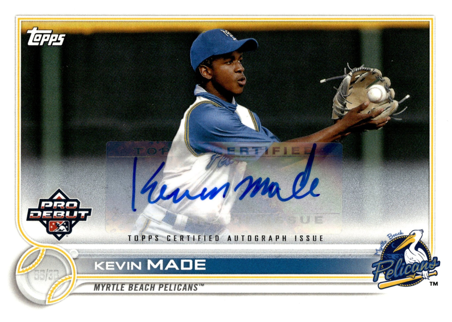 Kevin Made 2022 Topps Pro Debut Auto #PD - 145 - Collector Store LLC