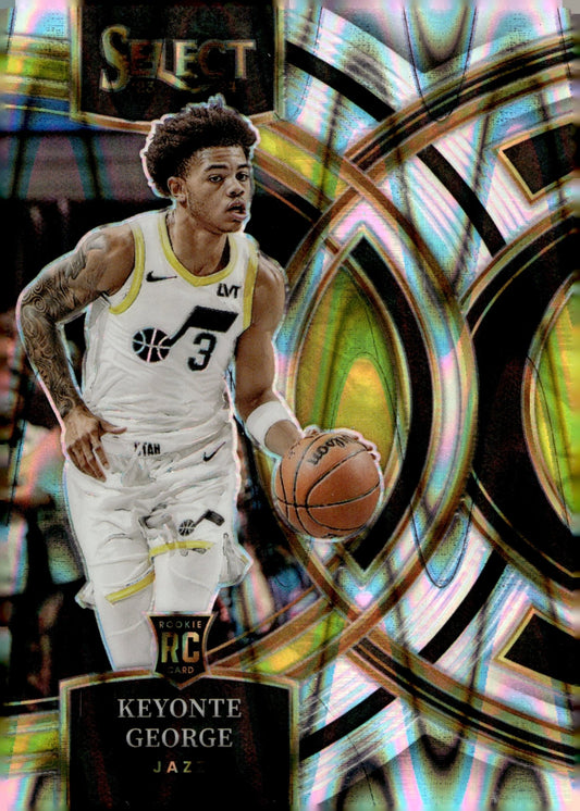 Keyonte George 2023 - 24 Panini Select Ray Wave Prizm RC #109 - Collector Store LLC