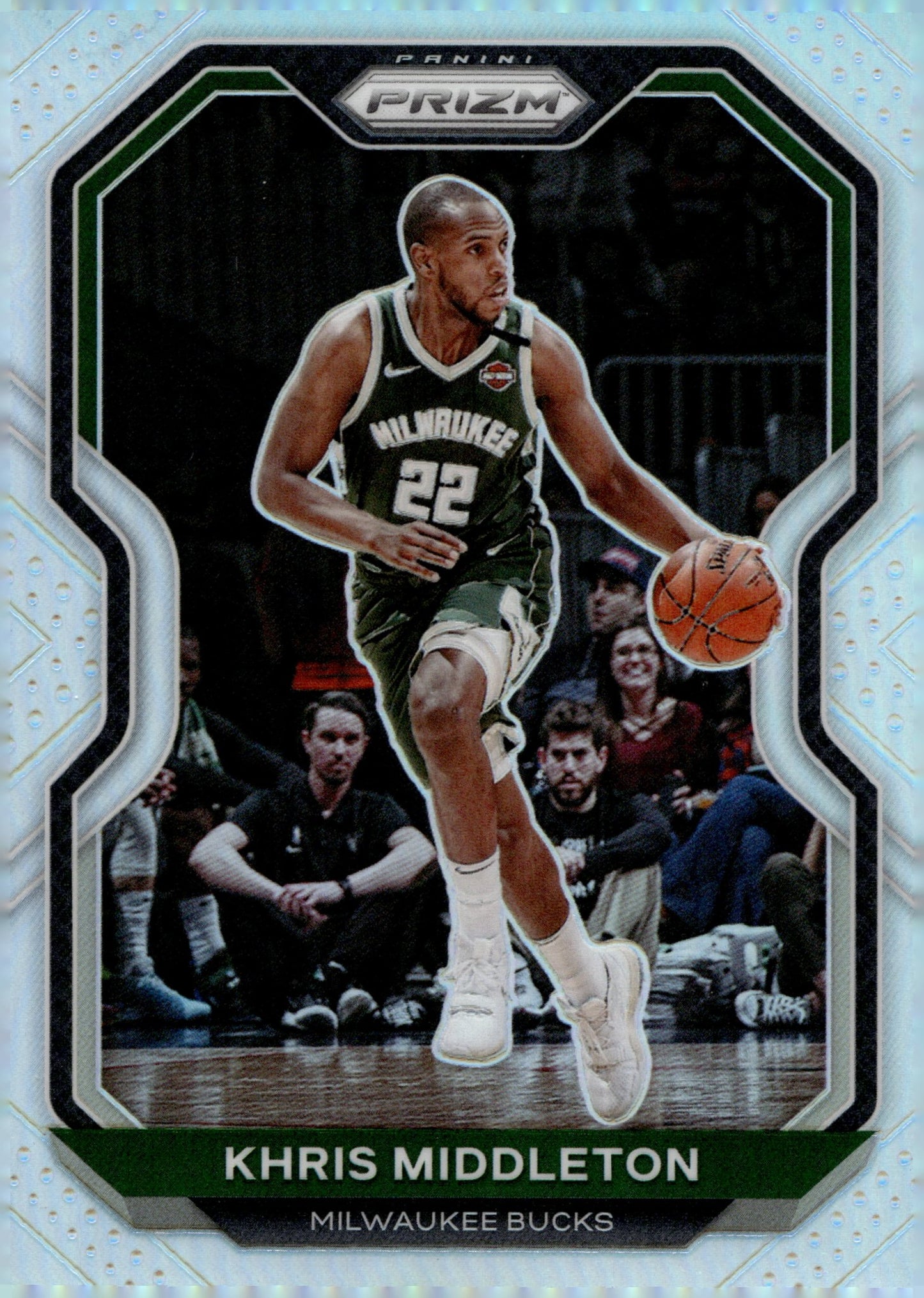 Khris Middleton 2020 - 21 Panini Prizm Silver Prizm #92 - Collector Store LLC