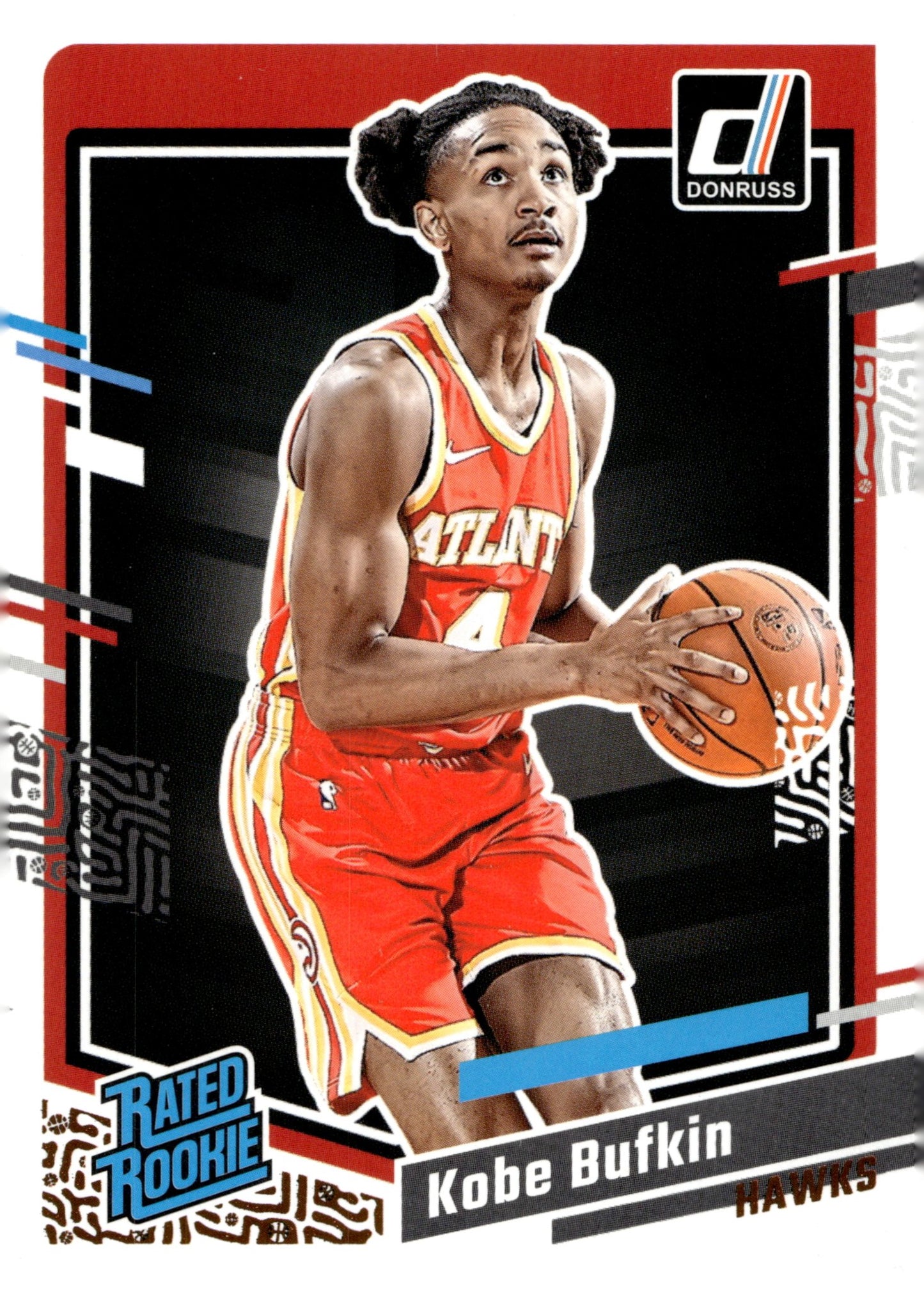 Kobe Bufkin 2023 - 24 Panini Donruss Rated Rookie RC #204 - Collector Store LLC