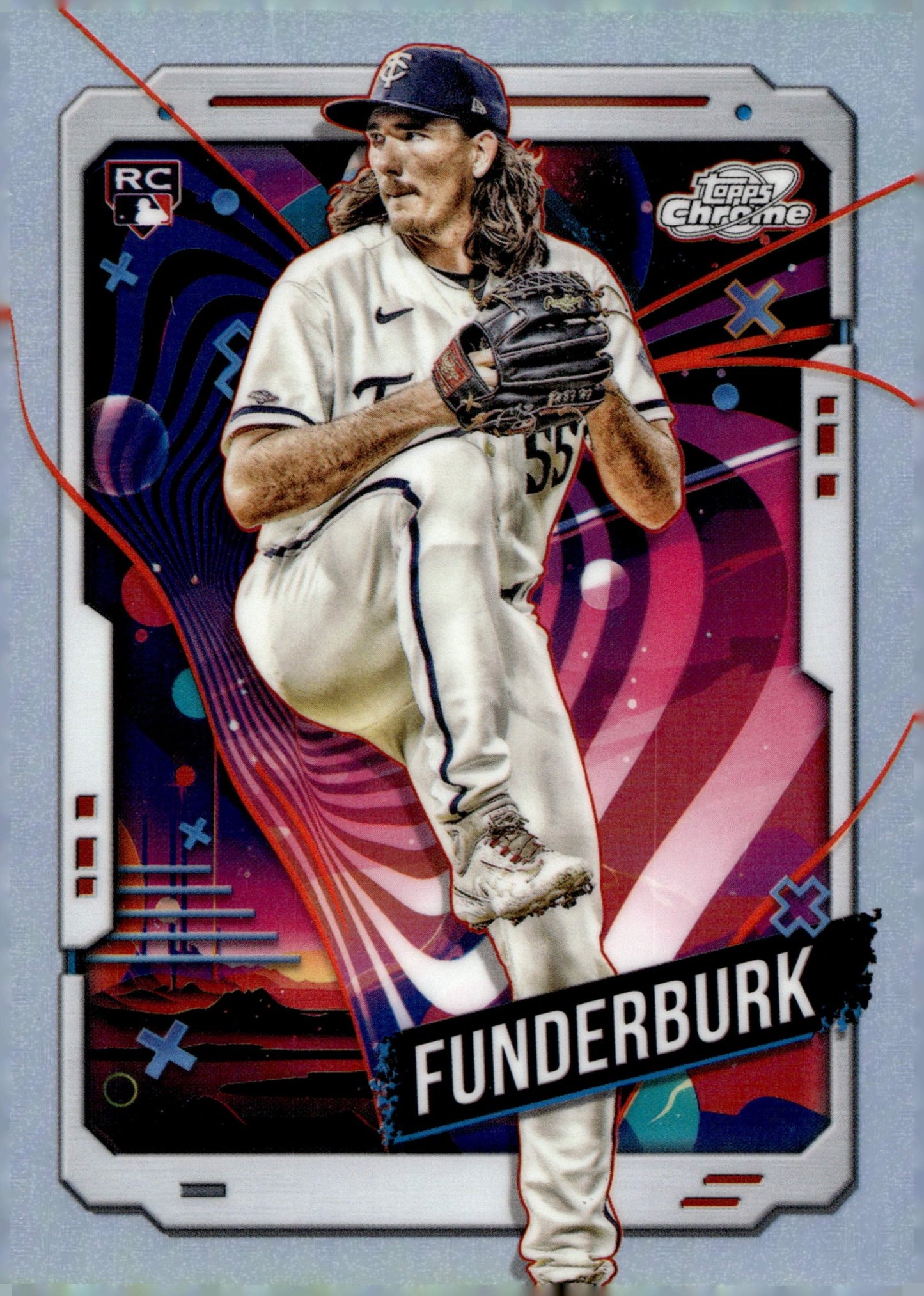Kody Funderburk 2024 Topps Chrome Cosmic Refractor RC #104 - Collector Store LLC