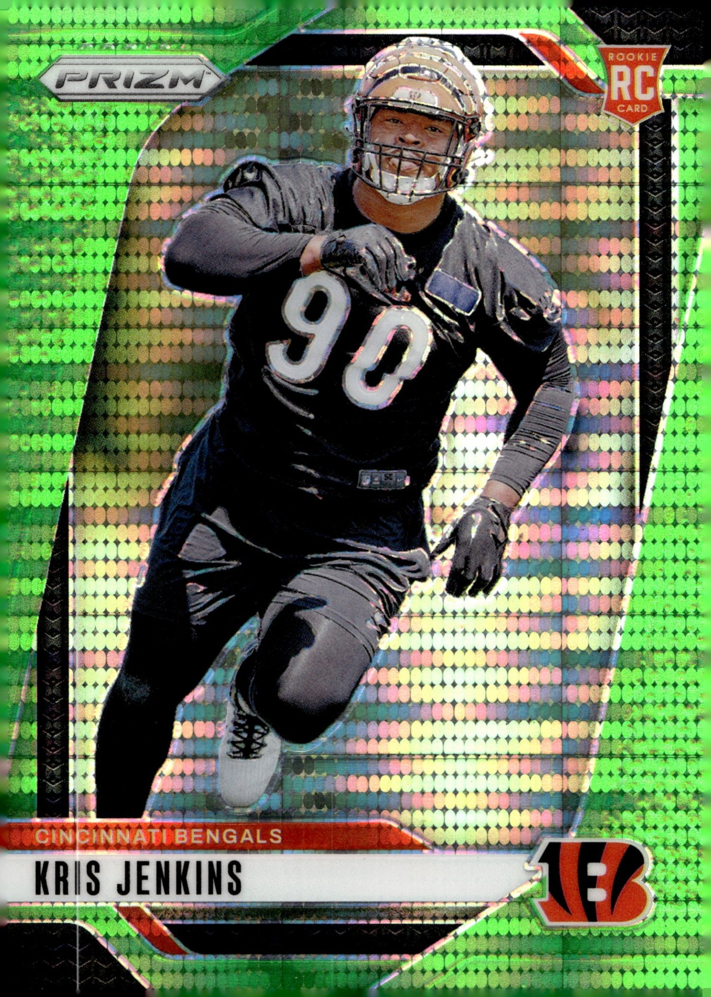 Kris Jenkins 2024 Panini Prizm Neon Green Pulsar Prizm RC #364 - Collector Store LLC